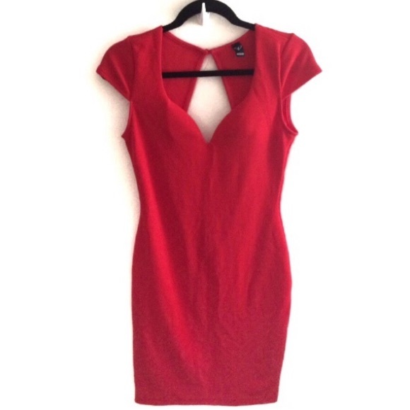 windsor red dress short